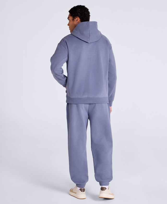 Weekender Mens Heavyweight Overhead Hoodie - Blue