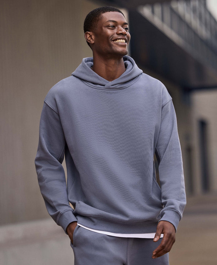 Weekender Mens Heavyweight Overhead Hoodie - Blue