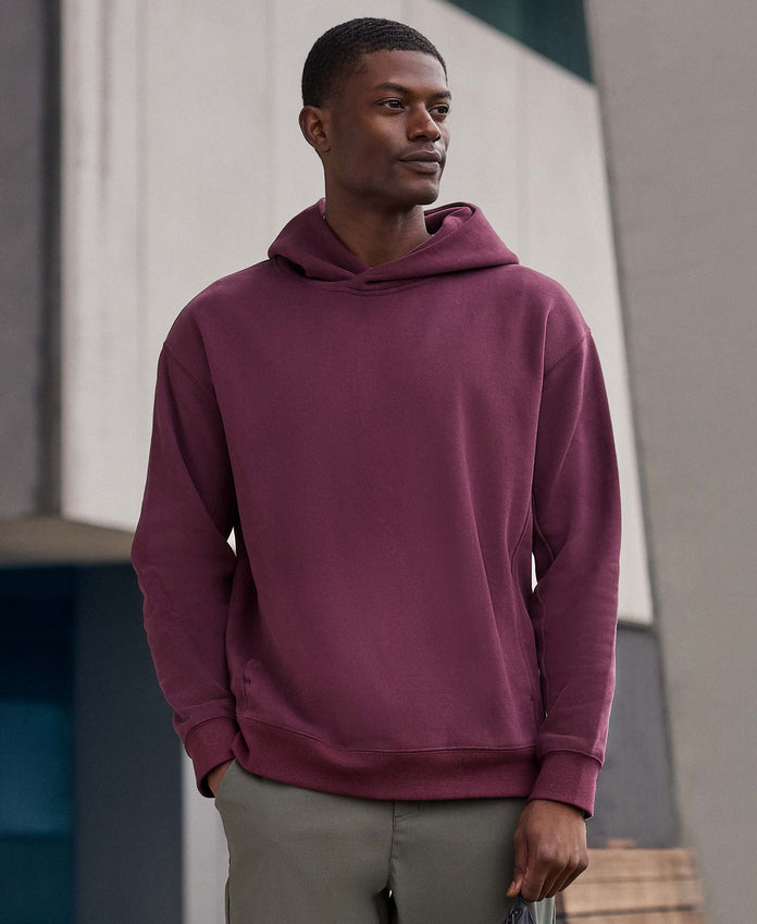 Weekender Mens Heavyweight Overhead Hoodie - Burgundy