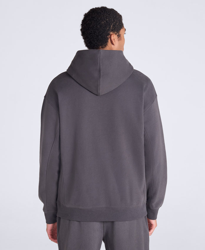 Weekender Mens Heavyweight Overhead Hoodie - Charcoal
