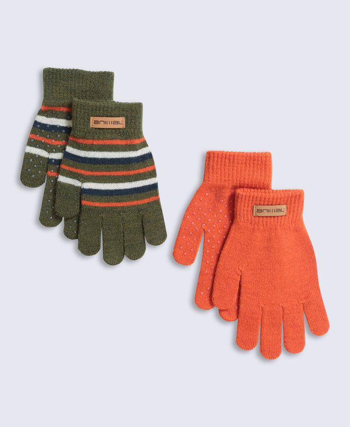 Magic Grippi Kids Gloves - Khaki