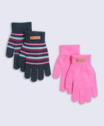 Magic Grippi Kids Gloves - Navy