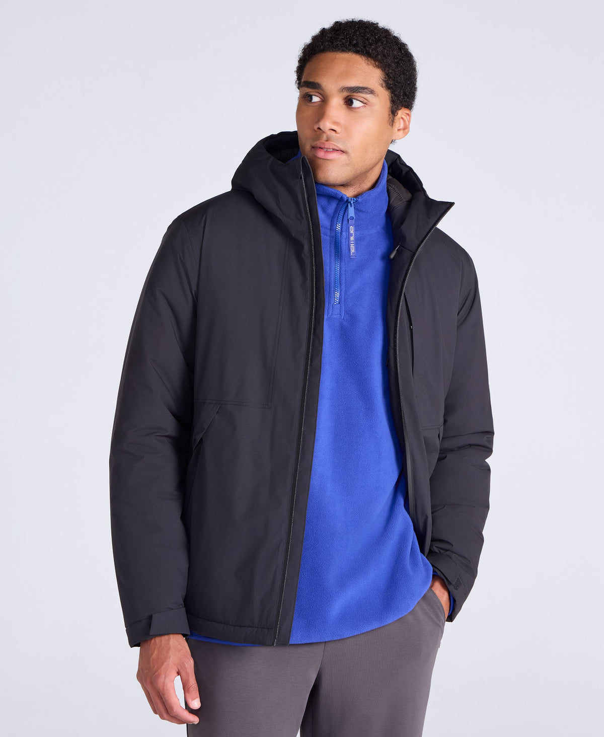 Heard Mens Waterproof Padded Jacket - Black