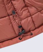 Heard Mens Waterproof Padded Jacket - Rust