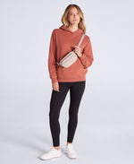 Idol Womens Regular Sleeve Hoodie - Rust