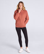 Idol Womens Regular Sleeve Hoodie - Rust