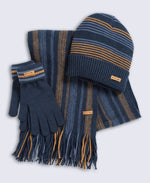 Avery Mens Knitted Hat Glove and Scarf Set - Mixed