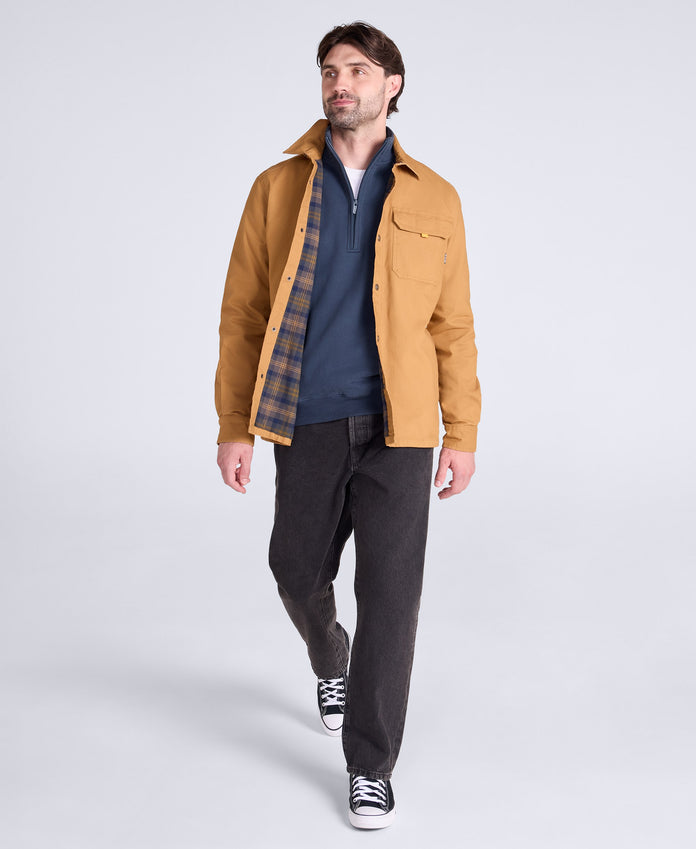 Fencemender Rebar Mens Lined Shirt - Tan