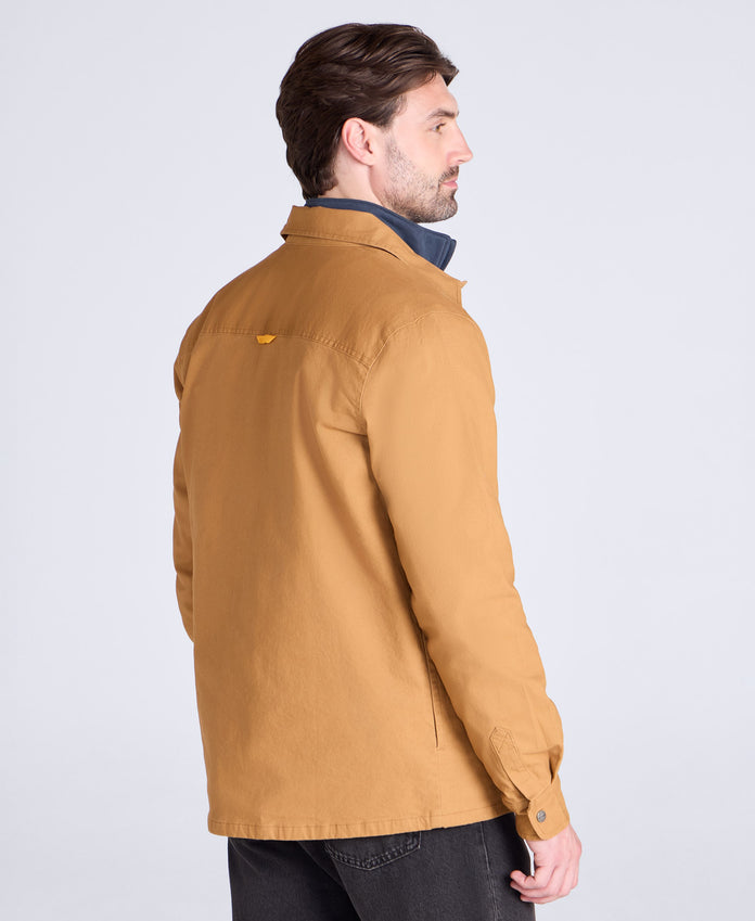 Fencemender Rebar Mens Lined Shirt - Tan