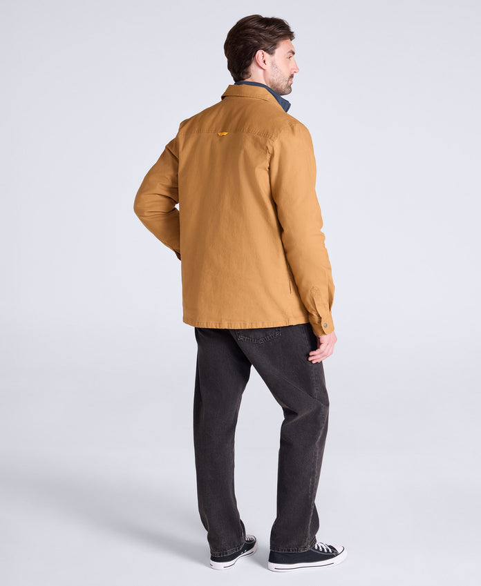 Fencemender Rebar Mens Lined Shirt - Tan