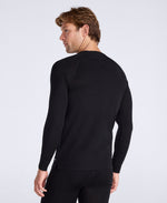 Merino Mens TechTherm Base Layer Top - Black