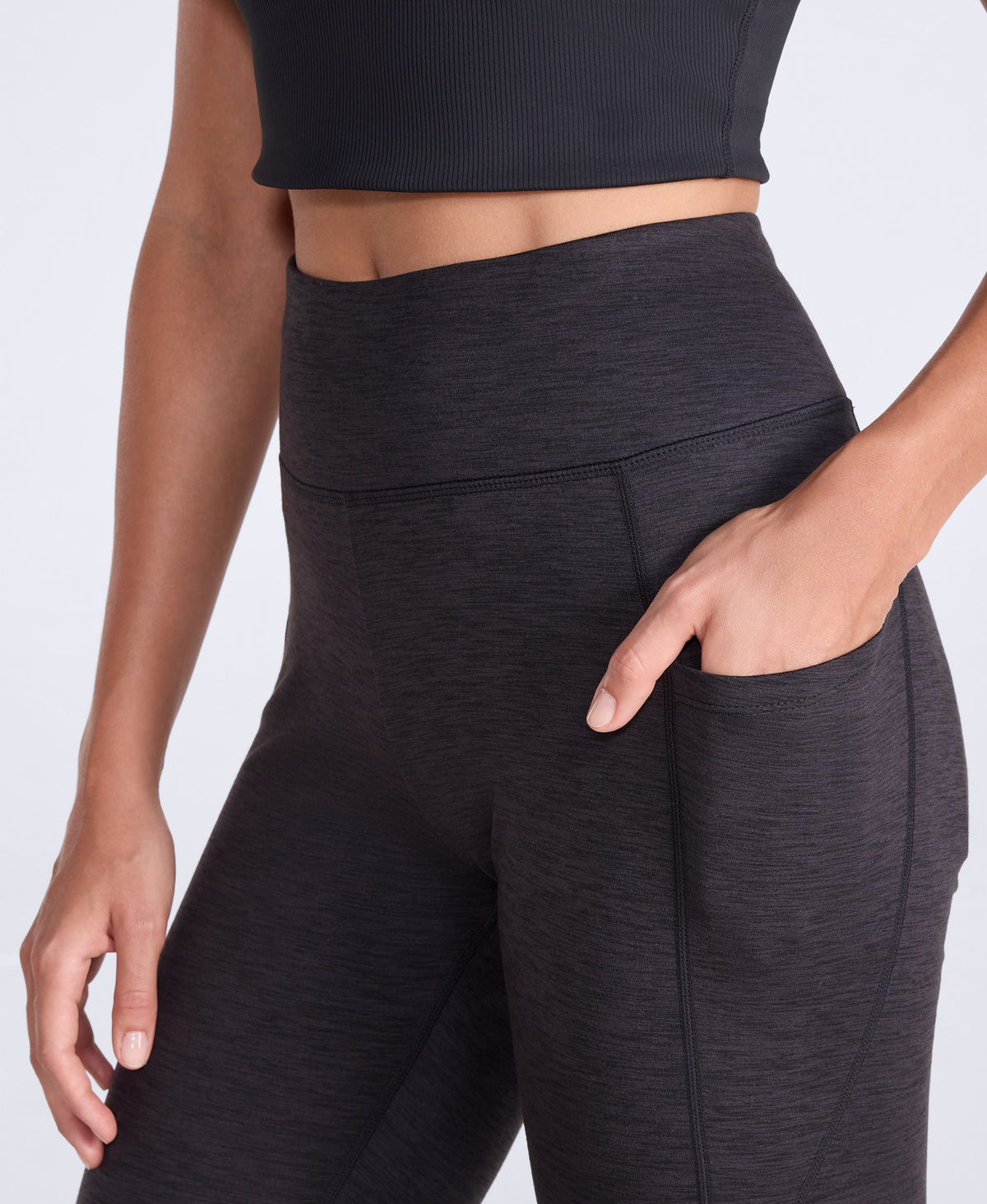 Contin Womens Thermal Trekking Leggings - Charcoal