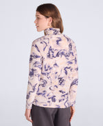 Printed Prague Womens Fleece - Dark Blue