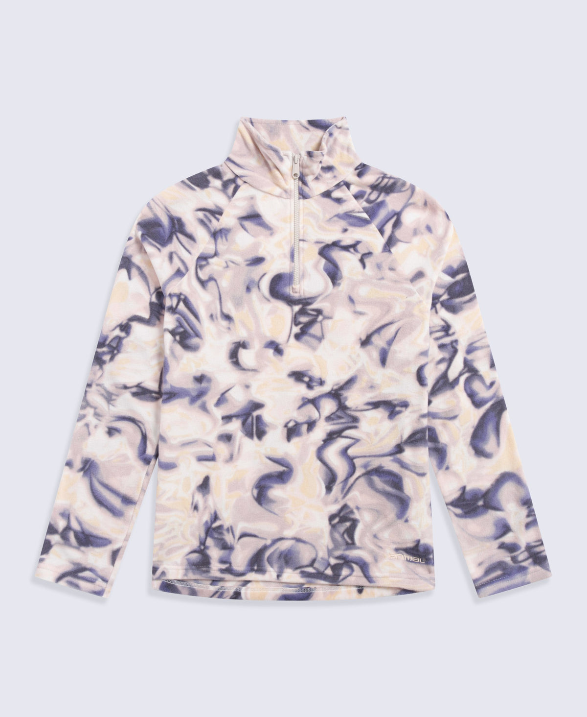 Printed Prague Womens Fleece - Dark Blue