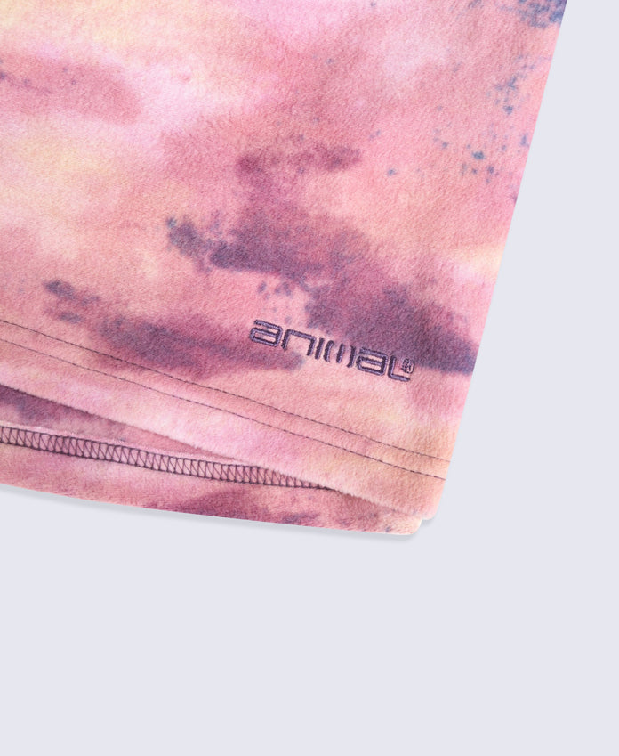 Printed Prague Womens Fleece - Pale Pink