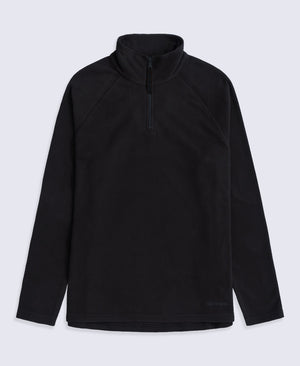 Prague Womens Half-Zip Fleece - Black