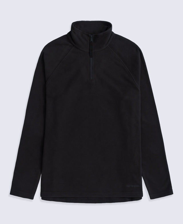 Prague Womens Half-Zip Fleece - Black