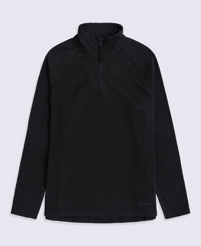 Prague Womens Half-Zip Fleece - Black