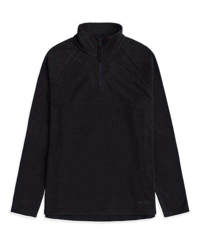 Prague Womens Half-Zip Fleece - Black
