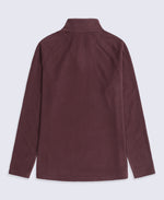 Prague Womens Half-Zip Fleece - Brown