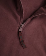 Prague Womens Half-Zip Fleece - Brown