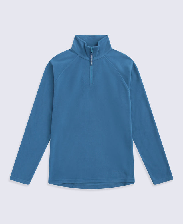 Prague Womens Half-Zip Fleece - Light Blue