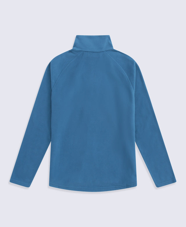 Prague Womens Half-Zip Fleece - Light Blue
