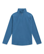 Prague Womens Half-Zip Fleece - Light Blue