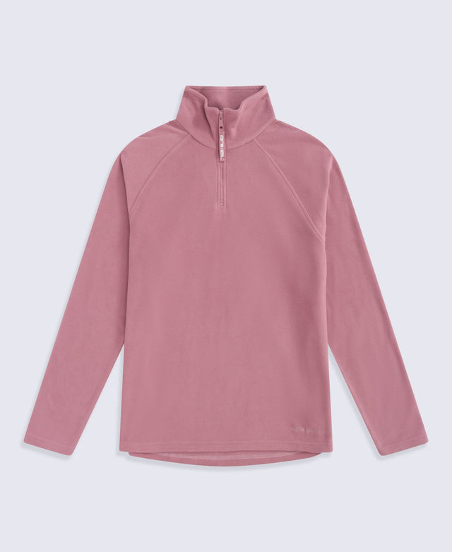 Prague Womens Half-Zip Fleece - Pale Pink