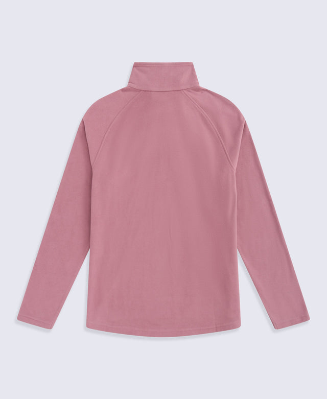 Prague Womens Half-Zip Fleece - Pale Pink