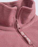 Prague Womens Half-Zip Fleece - Pale Pink