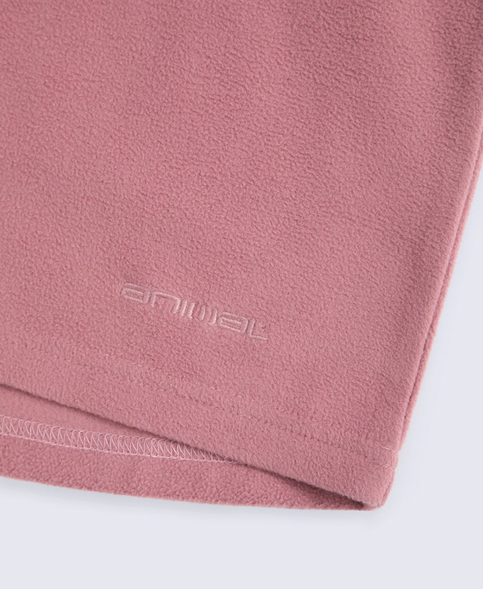 Prague Womens Half-Zip Fleece - Pale Pink