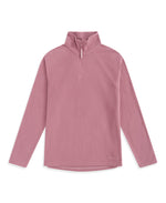 Prague Womens Half-Zip Fleece - Pale Pink