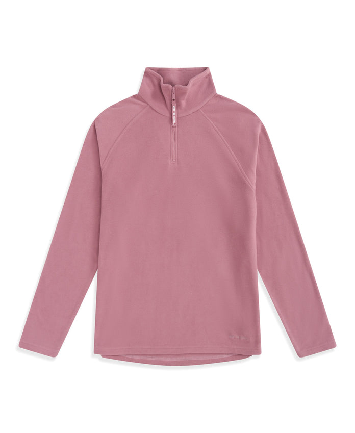 Prague Womens Half-Zip Fleece - Pale Pink