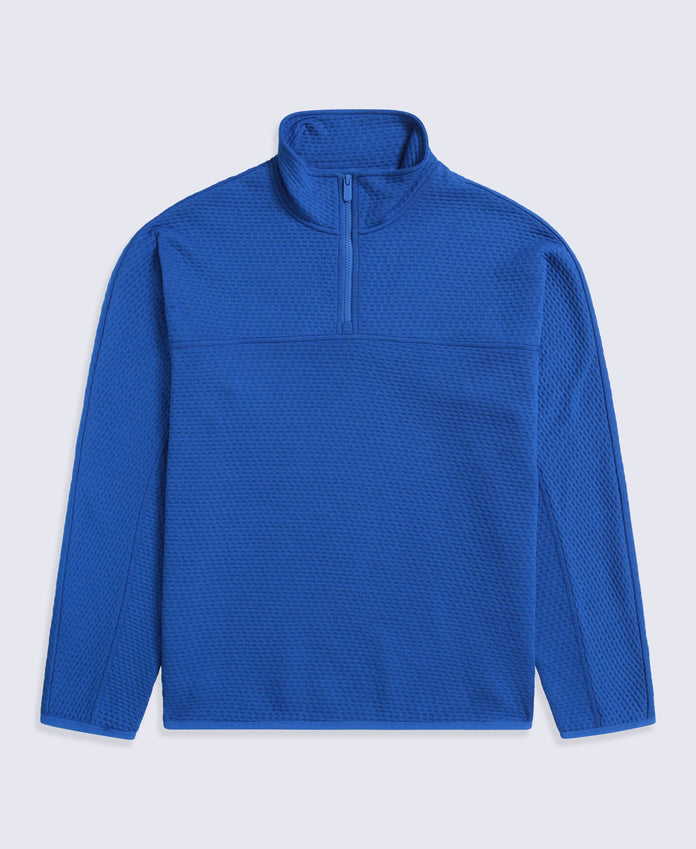 Dani Dimple Mens Texture Fleece - Blue