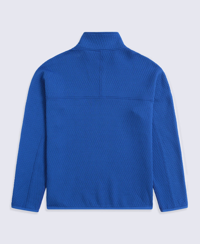 Dani Dimple Mens Texture Fleece - Blue