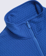 Dani Dimple Mens Texture Fleece - Blue
