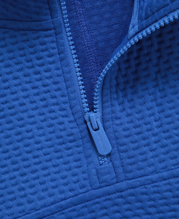 Dani Dimple Mens Texture Fleece - Blue