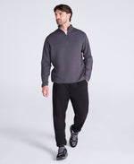 Dani Dimple Mens Texture Fleece - Dark Grey