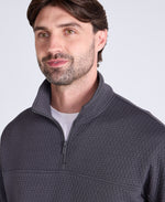 Dani Dimple Mens Texture Fleece - Dark Grey