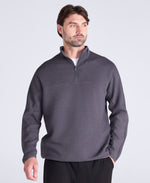 Dani Dimple Mens Texture Fleece - Dark Grey