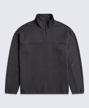 Dani Dimple Mens Texture Fleece - Dark Grey