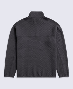 Dani Dimple Mens Texture Fleece - Dark Grey