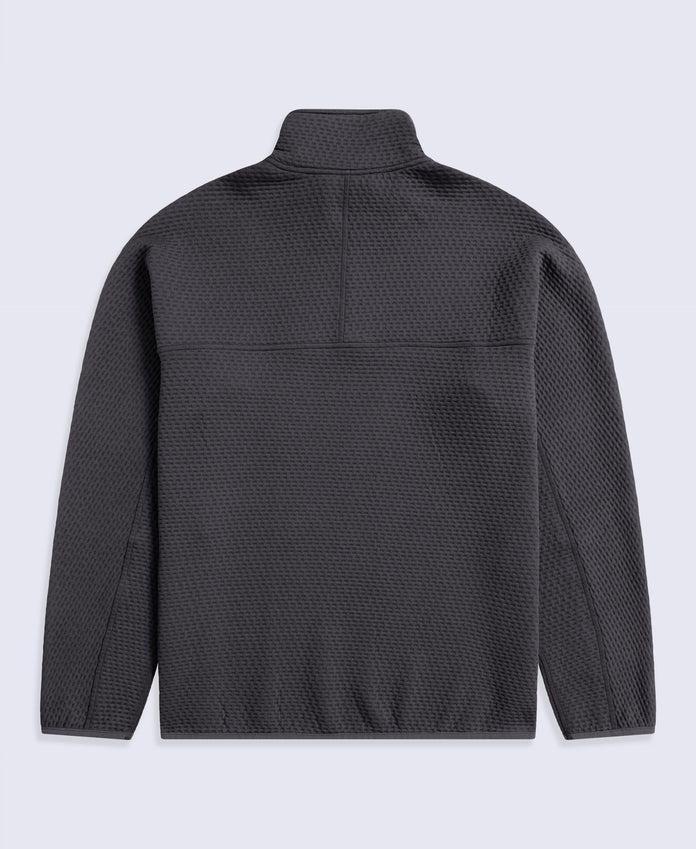 Dani Dimple Mens Texture Fleece - Dark Grey