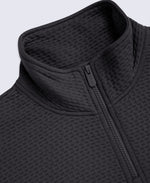 Dani Dimple Mens Texture Fleece - Dark Grey