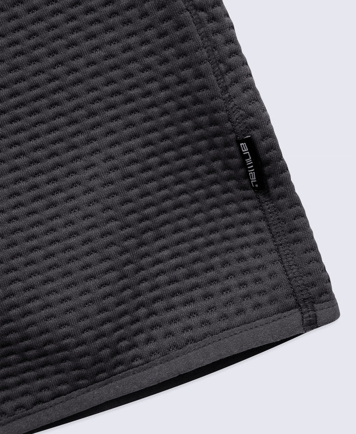 Dani Dimple Mens Texture Fleece - Dark Grey