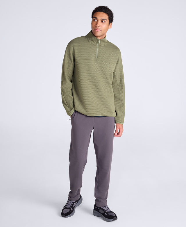 Dani Dimple Texture Men’s Fleece - Khaki