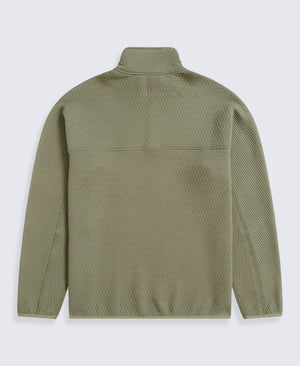 Dani Dimple Mens Texture Fleece - Khaki