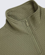 Dani Dimple Texture Men’s Fleece - Khaki