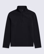 Sebastian Mens Ottoman Rib Fleece - Black